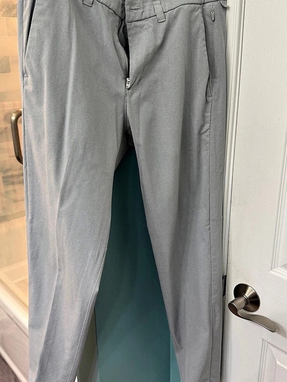 Lululemon Gridliner Pull-On Trouser Gray Straight Leg Pants